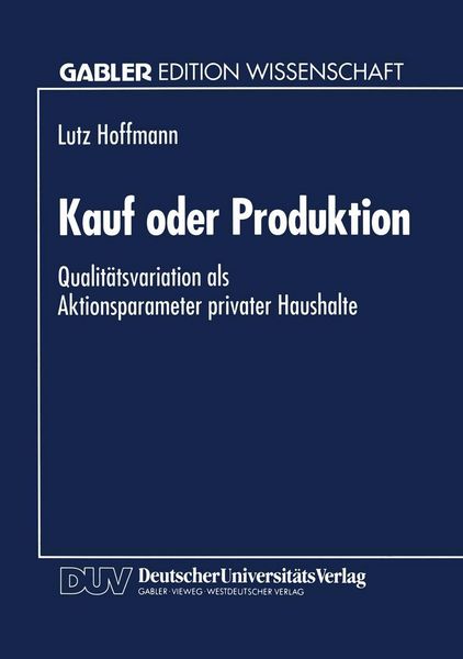Produktbild: Kauf oder Produktion