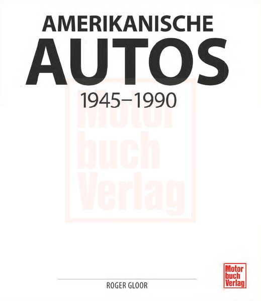 Produktbild: Amerikanische Autos 1945-1990