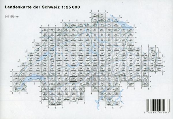 Produktbild: Swisstopo 1 : 25 000 L&ouml;tschental