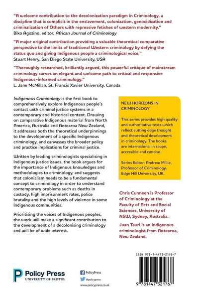 Produktbild: Indigenous criminology