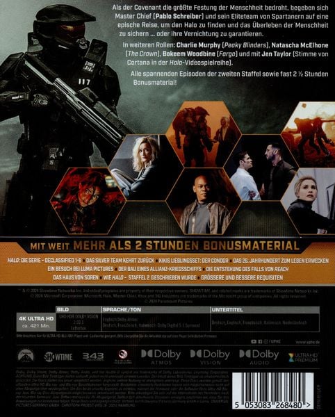 Produktbild: Halo: Staffel 2 [4 x 4K Ultra HD]
