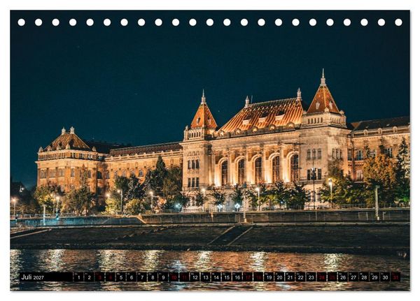 Produktbild: Glanzvolles Budapest (Tischkalender 2027 DIN A5 quer), CALVENDO Monatskalender