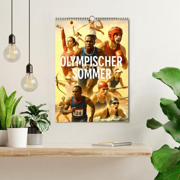 Produktbild: Olympischer Sommer (Wandkalender 2026 DIN A3 hoch), CALVENDO Monatskalender