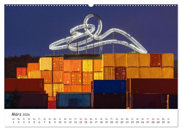 Produktbild: Heimat Entdecken - Ruhrgebiet (Wandkalender 2026 DIN A2 quer), CALVENDO Monatskalender