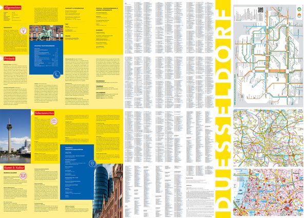 Falk Cityplan Düsseldorf 1:20.000