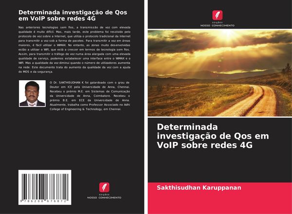 Produktbild: Determinada investiga&ccedil;&atilde;o de Qos em VoIP sobre redes 4G