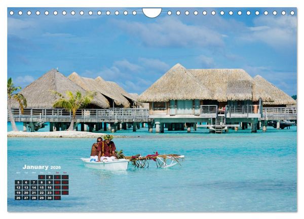 Produktbild: Bora Bora (Wall Calendar 2026 DIN A4 landscape), CALVENDO 12 Month Wall Calendar