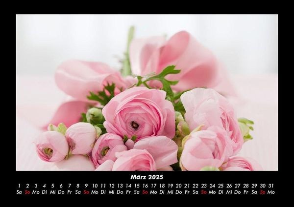 Produktbild: Rosen-Kalender 2025 Fotokalender DIN A3