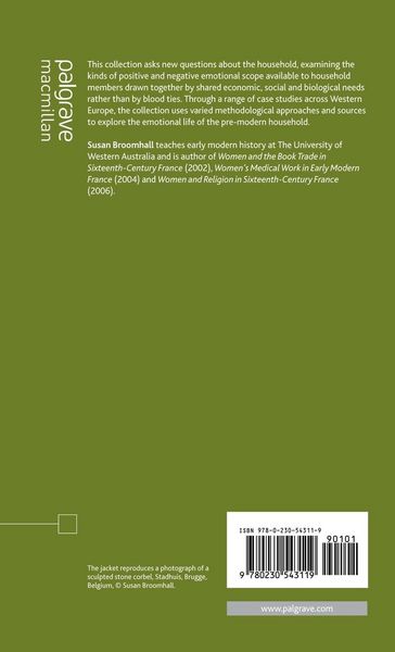 Produktbild: Emotions in the Household, 1200&ndash;1900