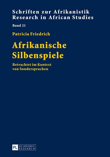 Produktbild: Afrikanische Silbenspiele