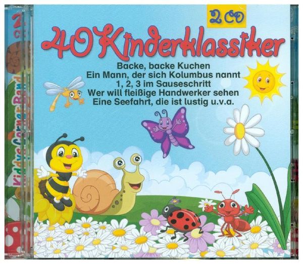 Kiddys Corner Band: 40 Kinderklassiker (2 CDs)