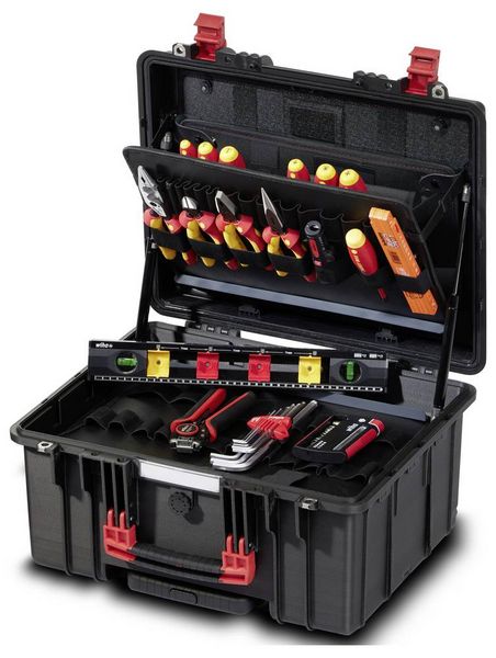 Produktbild: Wiha XL 2 Trolley 45795 Elektriker, Handwerker, Lehrlinge, Profi, VDE Werkzeugkoffer best&uuml;ckt 60teilig