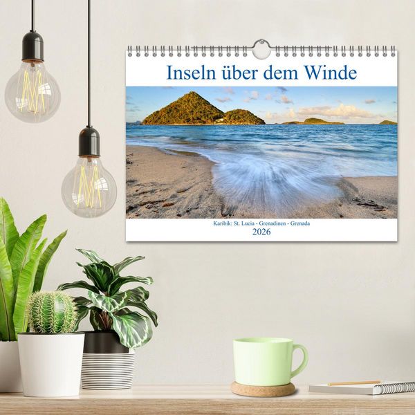 Produktbild: Inseln &uuml;ber dem Winde (Wandkalender 2026 DIN A4 quer), CALVENDO Monatskalender