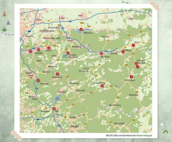 Produktbild: Sauerland. Radeln f&uuml;r die Seele
