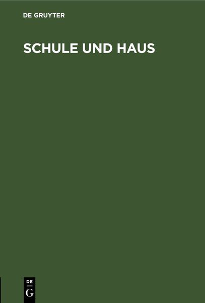 Produktbild: Schule und Haus