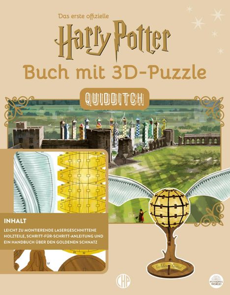Harry Potter - Quidditch - Das offizielle Buch mit 3D-Puzzle Fan-Art