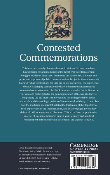 Produktbild: Contested Commemorations