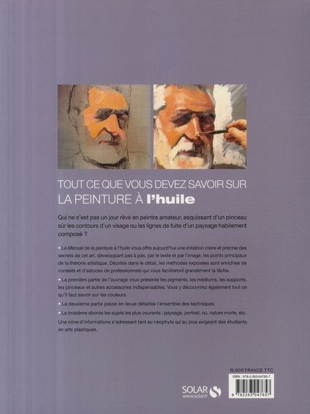 Produktbild: Manuel de la peinture &agrave; l'huile