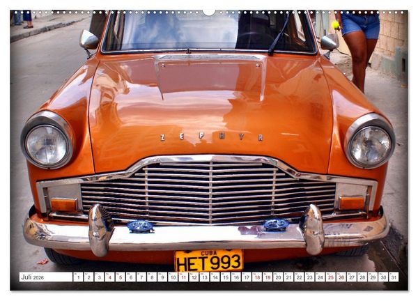 Produktbild: ZEPHYR - Ein britischer Ford in Kuba (hochwertiger Premium Wandkalender 2026 DIN A2 quer), Kunstdruck in Hochglanz