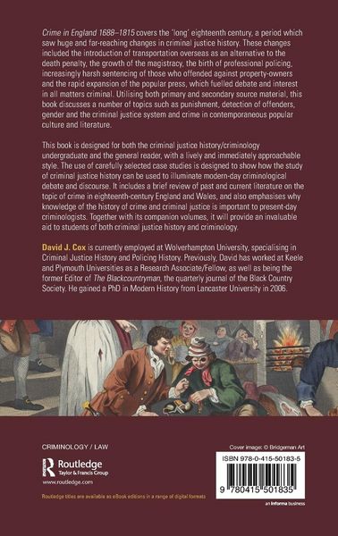 Produktbild: Crime in England 1688-1815