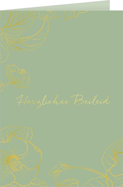 Grußkarten: Trauerkarten (4 x 6 Ex.)