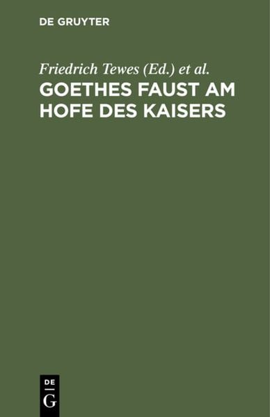 Produktbild: Goethes Faust am Hofe des Kaisers