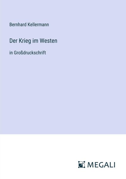 Produktbild: Der Krieg im Westen