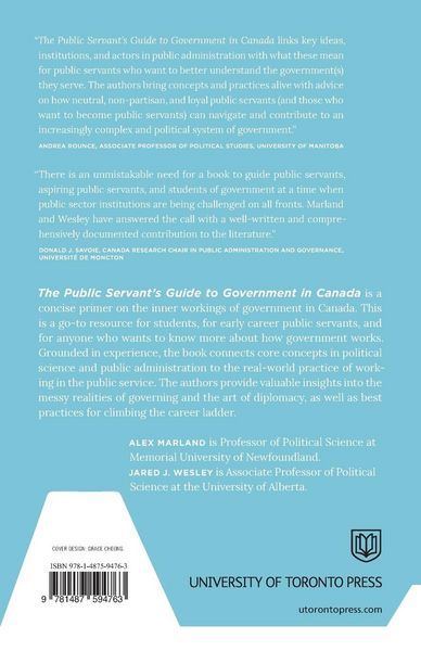 Produktbild: The Public Servant's Guide to Government in Canada