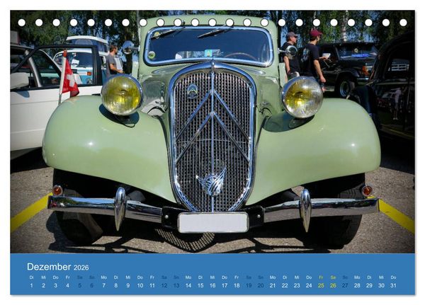Produktbild: Citroen Traction Avant (Tischkalender 2026 DIN A5 quer), CALVENDO Monatskalender