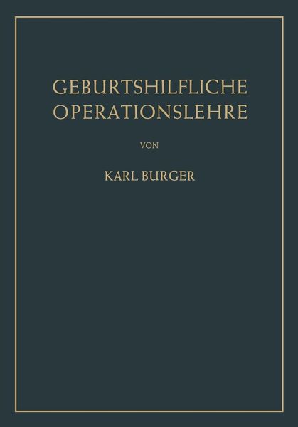Produktbild: Geburtshilfliche Operationslehre