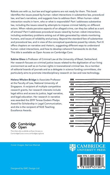 Produktbild: Human-Robot Interaction in Law and Its Narratives
