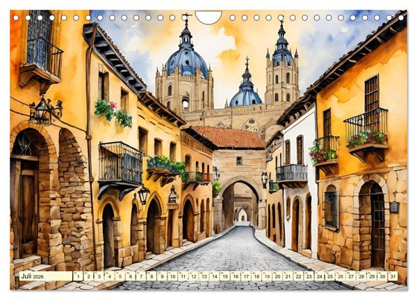 Produktbild: Faszination Spanien (Wandkalender 2026 DIN A4 quer), CALVENDO Monatskalender