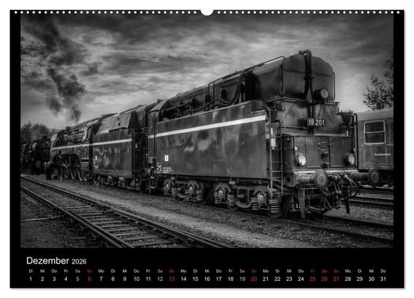 Produktbild: Dampflokomotiven (hochwertiger Premium Wandkalender 2026 DIN A2 quer), Kunstdruck in Hochglanz