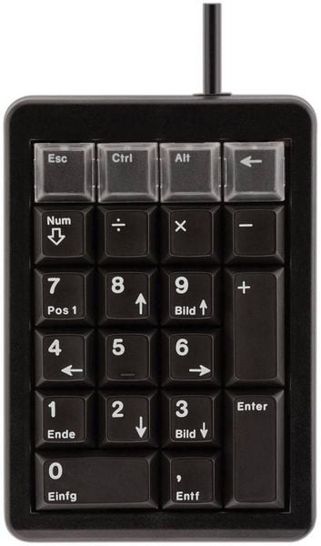 Produktbild: CHERRY USB Nummernblock Hotkey Funktion Schwarz