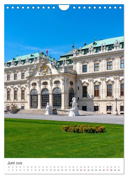 Produktbild: Ach du sch&ouml;nes Wien (Wandkalender 2026 DIN A4 hoch), CALVENDO Monatskalender