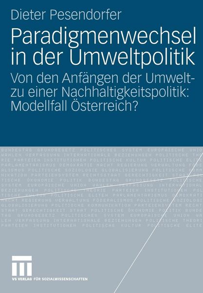 Produktbild: Paradigmenwechsel in der Umweltpolitik