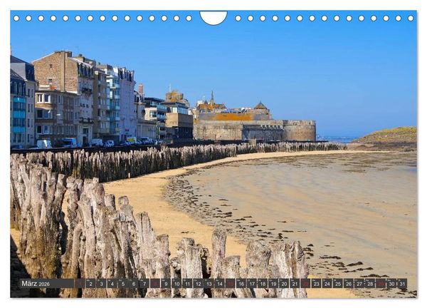 Produktbild: Saint Malo - Stadt der Korsaren (Wandkalender 2026 DIN A4 quer), CALVENDO Monatskalender
