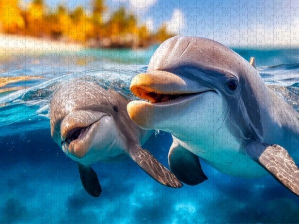 Produktbild: CALVENDO Puzzle Zu zweit ist es viel lustiger | 1000 Teile Lege-Gr&ouml;&szlig;e 64x48cm Foto-Puzzle f&uuml;r gl&uuml;ckliche Stunden