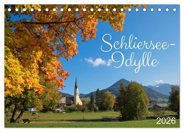 Produktbild: Schliersee-Idylle (Tischkalender 2026 DIN A5 quer), CALVENDO Monatskalender