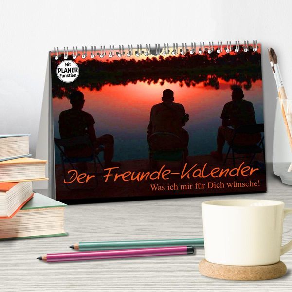 Produktbild: Der Freunde-Kalender (Tischkalender 2026 DIN A5 quer), CALVENDO Monatskalender