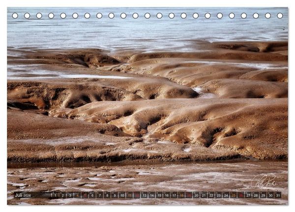 Produktbild: Friesland - Watt und Nordsee / CH-Version (Tischkalender 2026 DIN A5 quer), CALVENDO Monatskalender