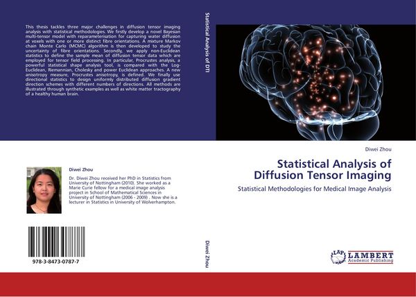 Produktbild: Statistical Analysis of Diffusion Tensor Imaging