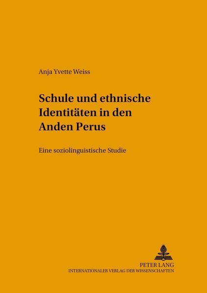 Produktbild: Schule und ethnische Identitäten in den Anden Perus