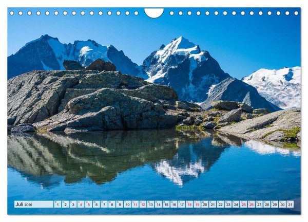Produktbild: B&uuml;ndnerland (Wandkalender 2026 DIN A4 quer), CALVENDO Monatskalender