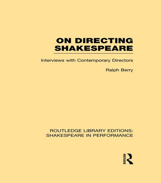Produktbild: On Directing Shakespeare
