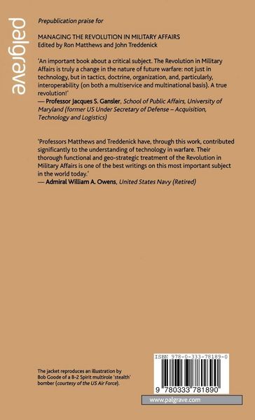 Produktbild: Managing the Revolution in Military Affairs