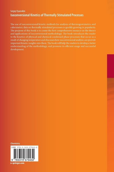 Produktbild: Isoconversional Kinetics of Thermally Stimulated Processes
