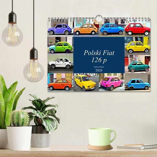 Produktbild: Polski Fiat 126p - Kult auf Kuba (Wandkalender 2026 DIN A4 quer), CALVENDO Monatskalender