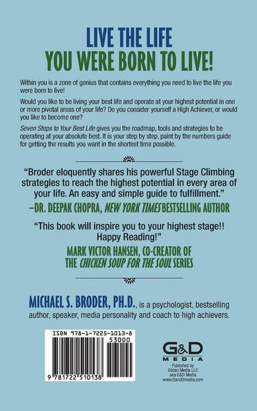 Produktbild: Seven Steps to Your Best Life: The Stage Climbing Solution for Living the Life You Were Born to Live