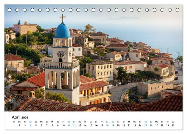 Produktbild: Albanien - Europas geheimes Paradies (Tischkalender 2026 DIN A5 quer), CALVENDO Monatskalender